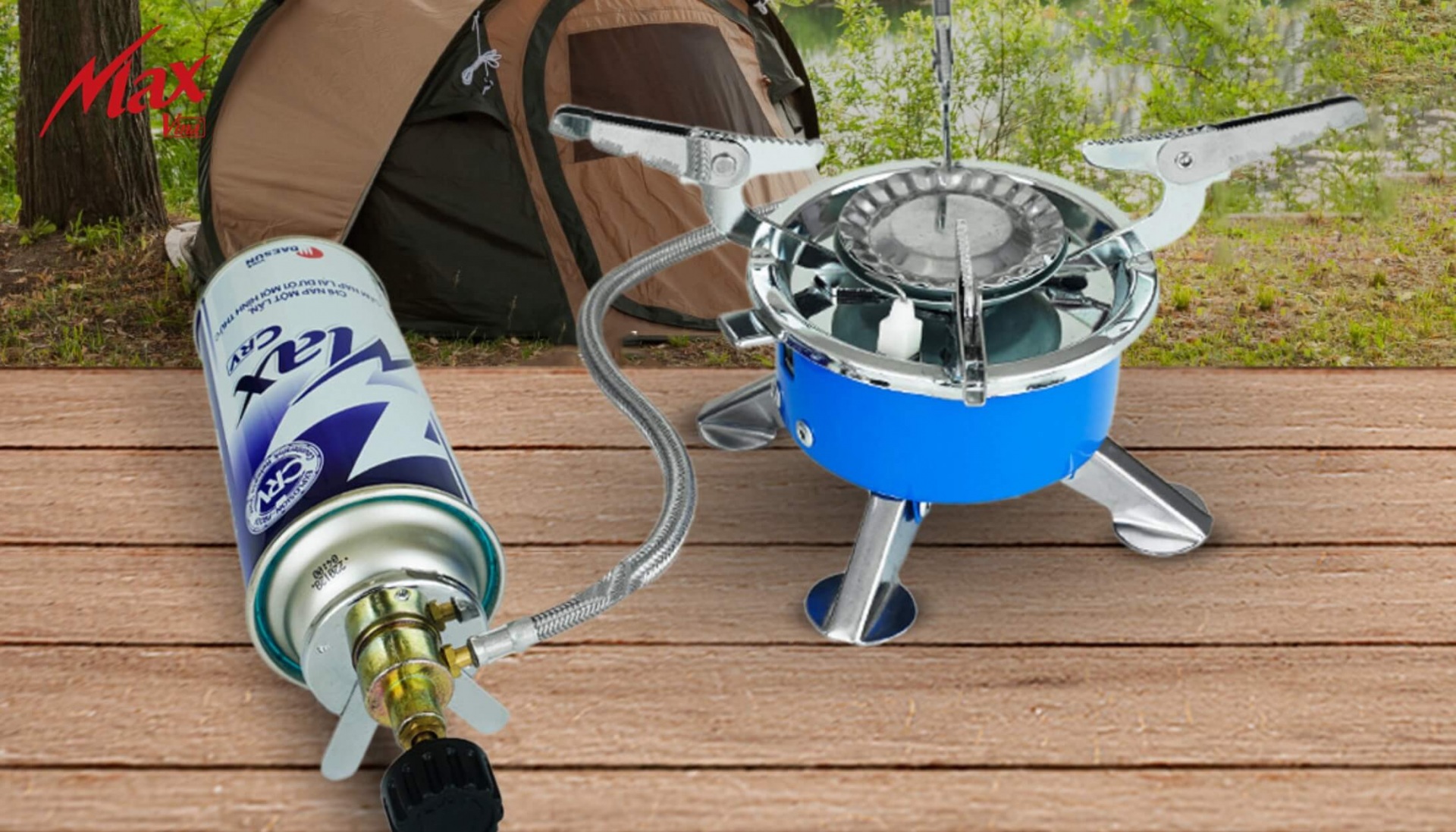 Bếp gas dã ngoại tại Maxvina