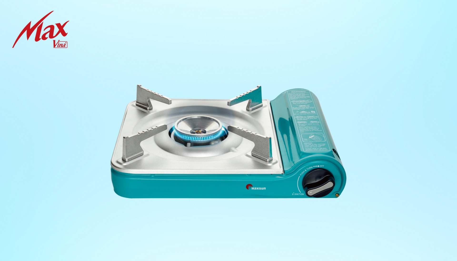 Bếp gas mini inox giá rẻ Maxsun MS-N3600R