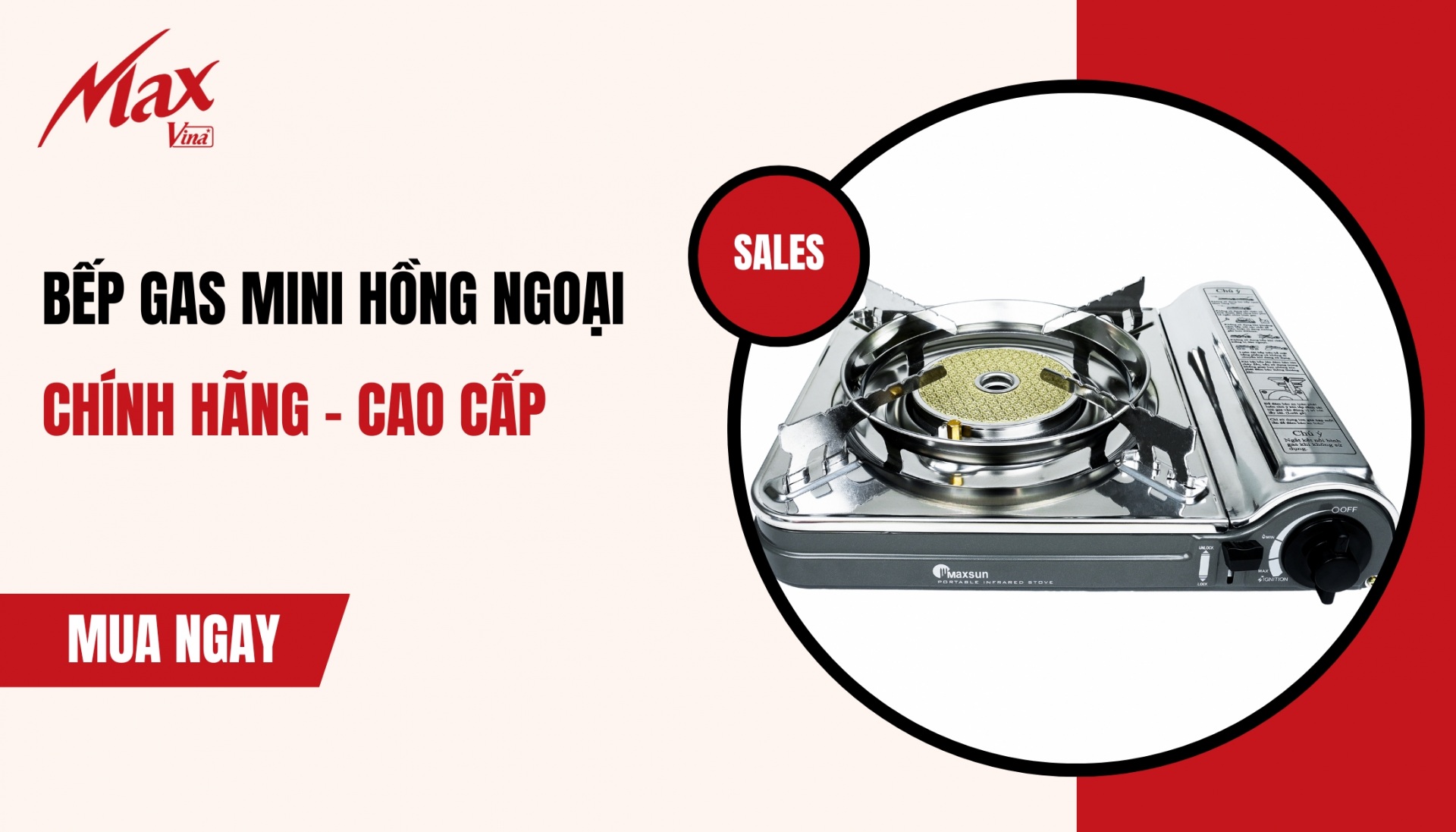 Bếp ga mini hồng ngoại thương hiệu uy tín