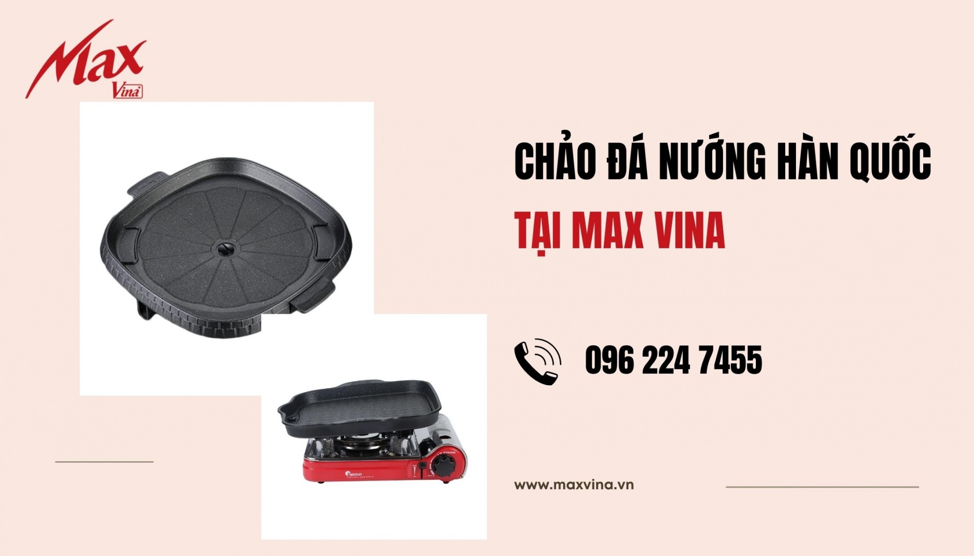 Chảo đá nướng Hàn Quốc Maxsun