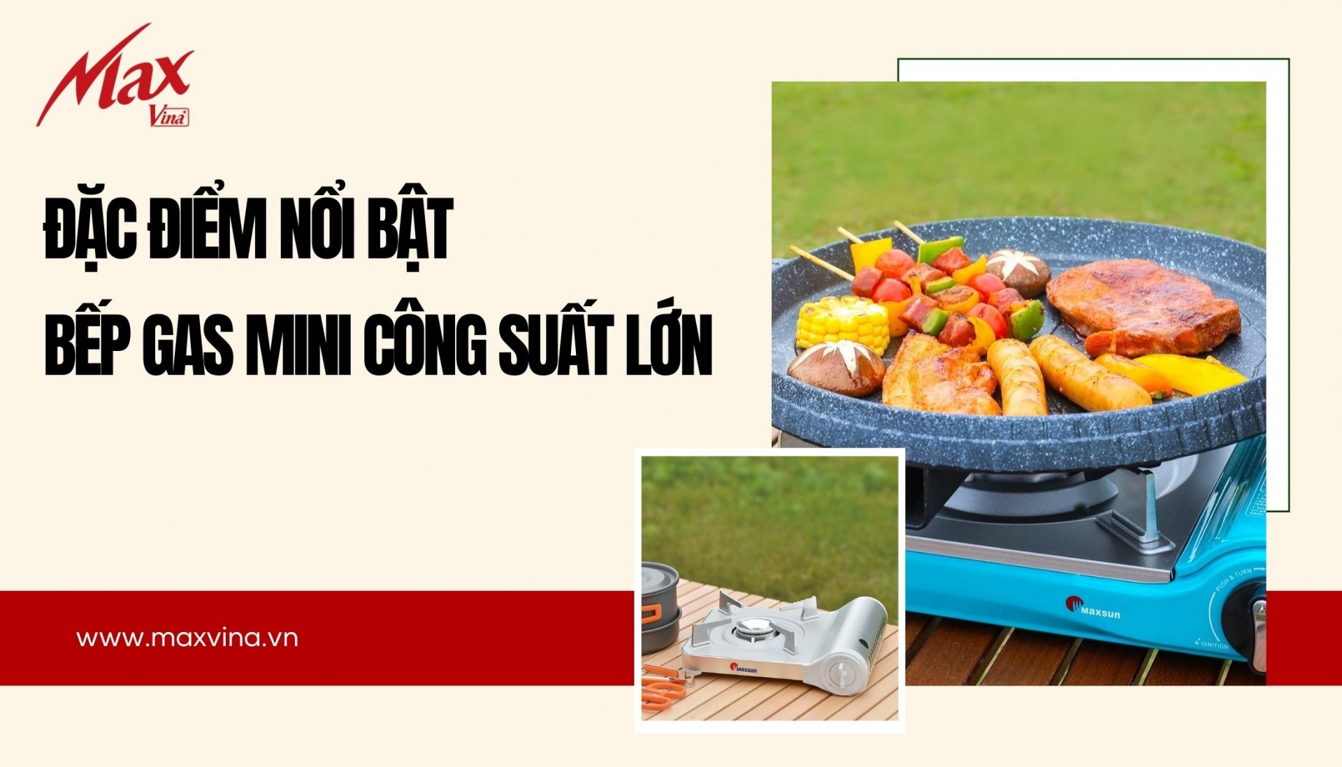 Đặc điểm nổi bật của bếp gas mini công suất lớn