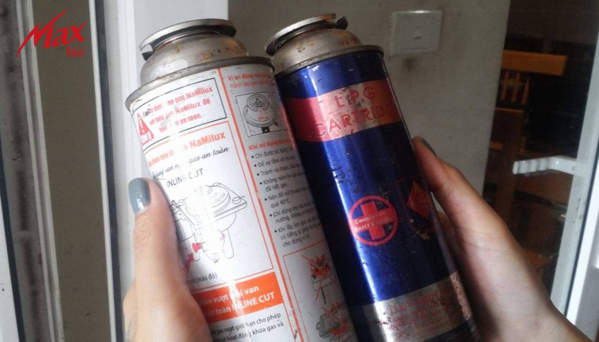 Không sử dụng bình gas cũ