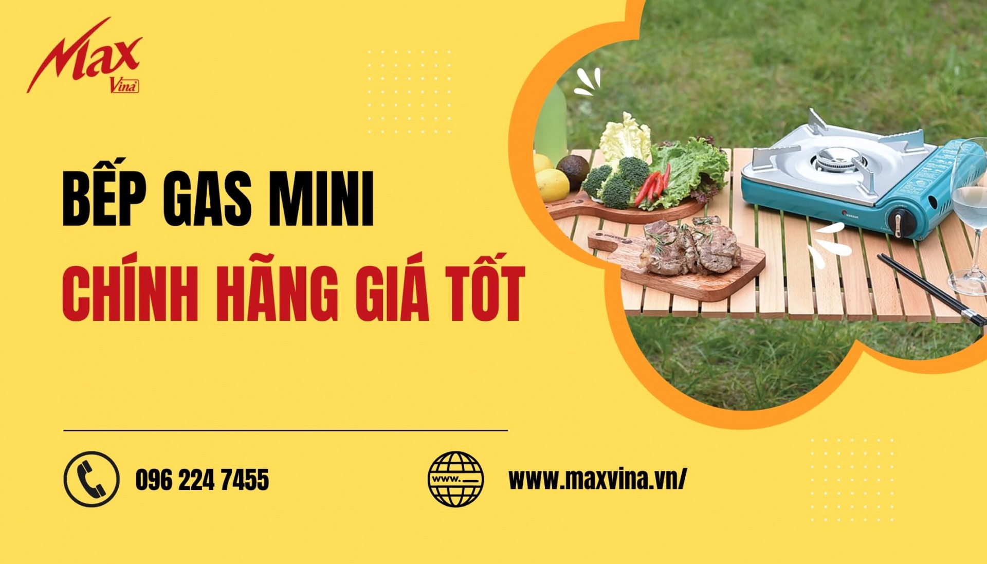 Mua bếp gas mini tại MaxVina