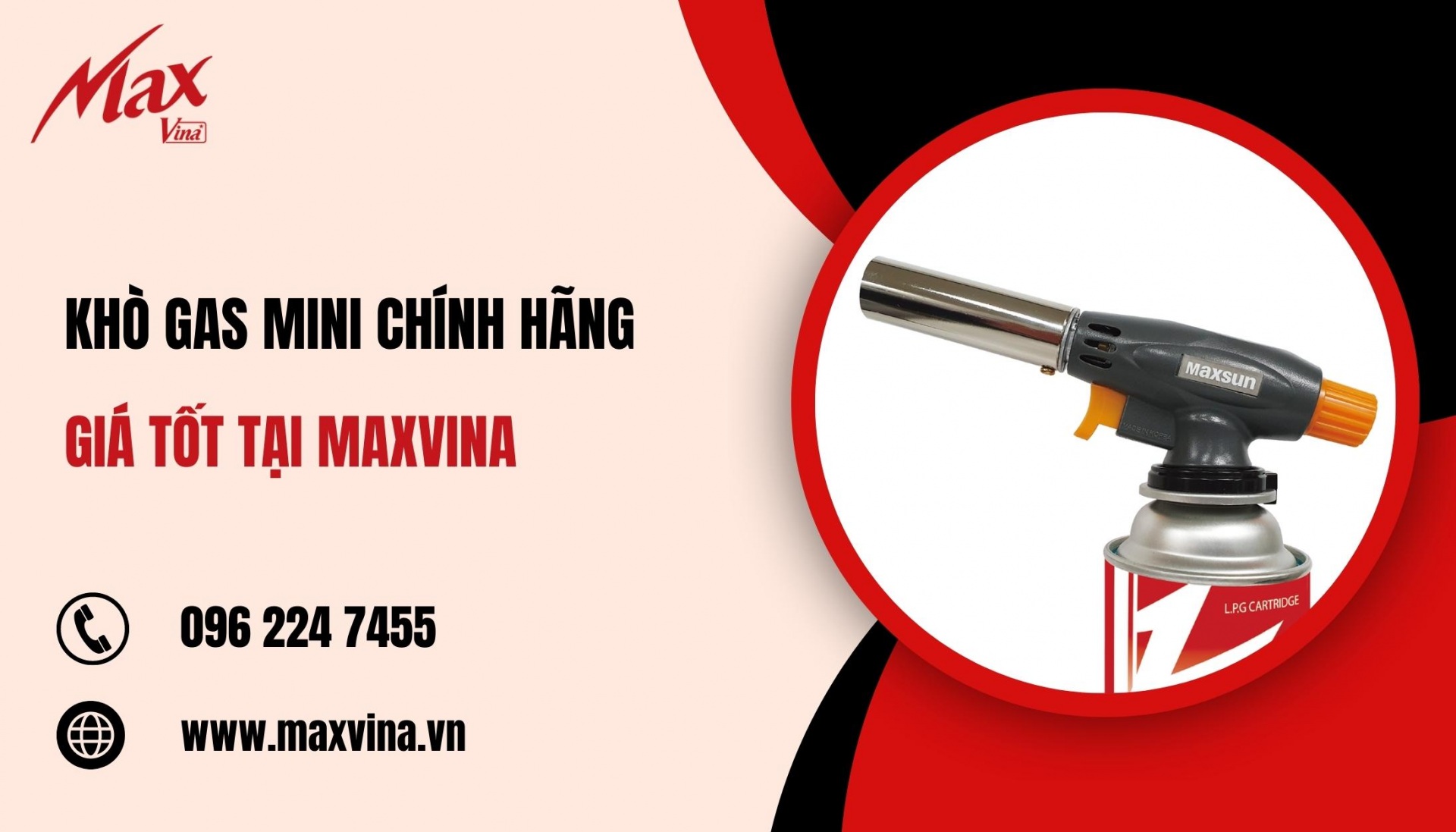 Mua khò gas mini tại Max Vina