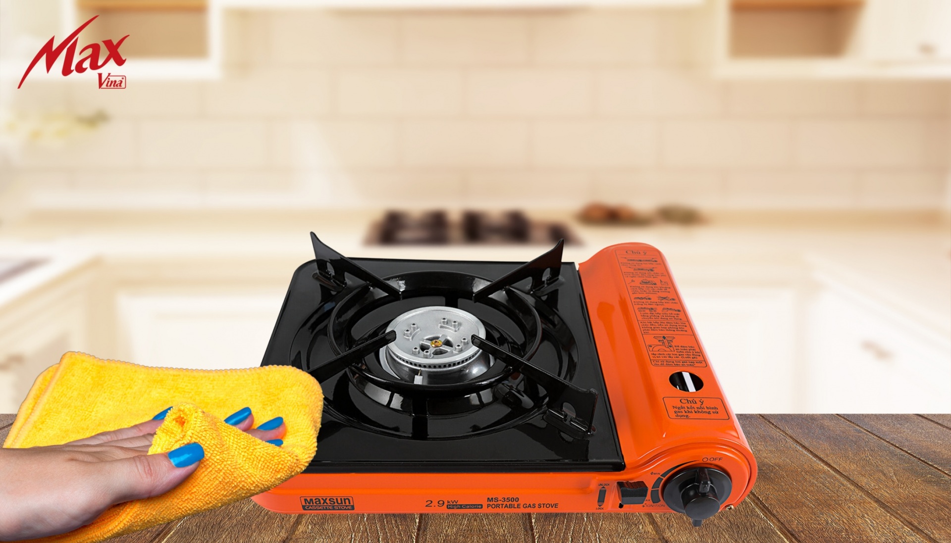 Sử dụng bếp gas mini sứ sau khi sử dụng