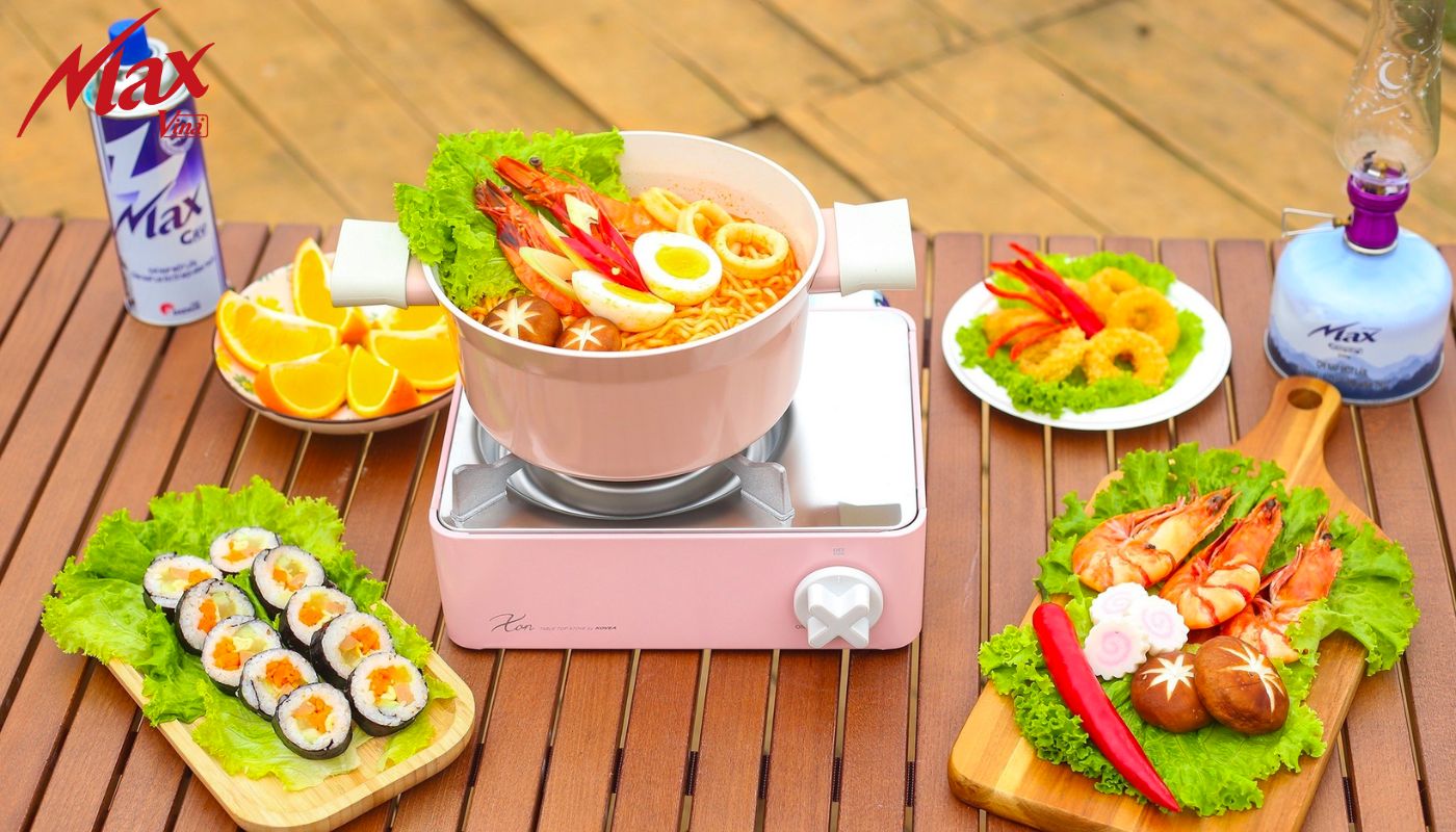 dung tích bếp ga mini cao cấp